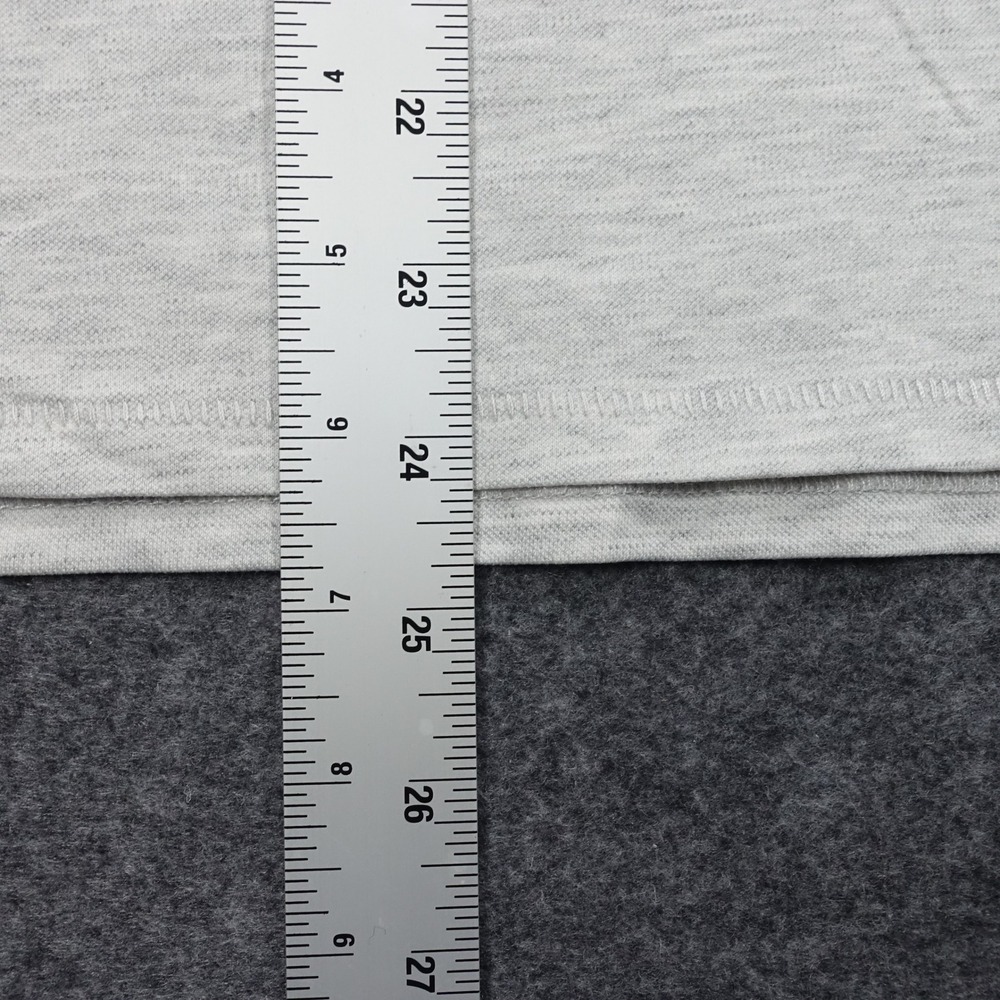 Travis Mathew Polo Shirt Women L Short Sleeve Button Up Gray - Picture 6 of 9